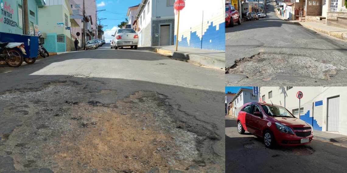 Buracos Na Rua Capit O Jo O Evaristo Em Carmo Causam Transtornos A