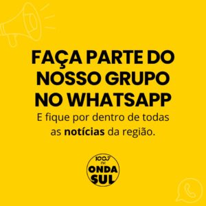 Receba as notícias através do grupo oficial do jornalismo da Onda Sul no seu WhatsApp. Não se preocupe, somente nossos administradores poderão fazer publicações, evitando assim conteúdos impróprios e inadequados. Clique no link –></noscript> https://chat.whatsapp.com/KRGqHmN6Zph0dxGiOF3GN7